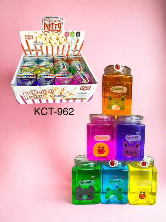 Novelties- Animal Glitter Slime KCT-962 (12pc box)