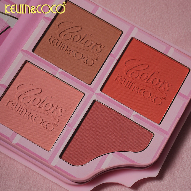 Load image into Gallery viewer, Face-Kevin&amp;Coco Pink Chocolate Bar Blush Palette KC1456 ($2.25 each, 12pc Display)
