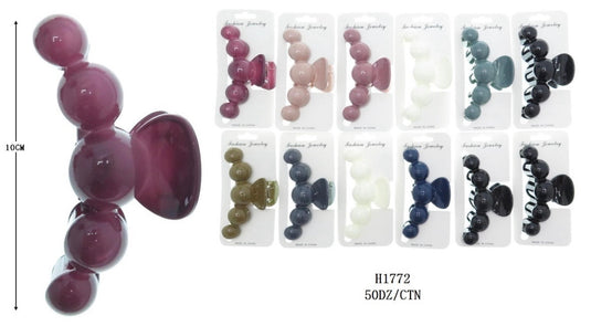 Hair-Cute Jaw Hair Clip H1772 (12pc pack)