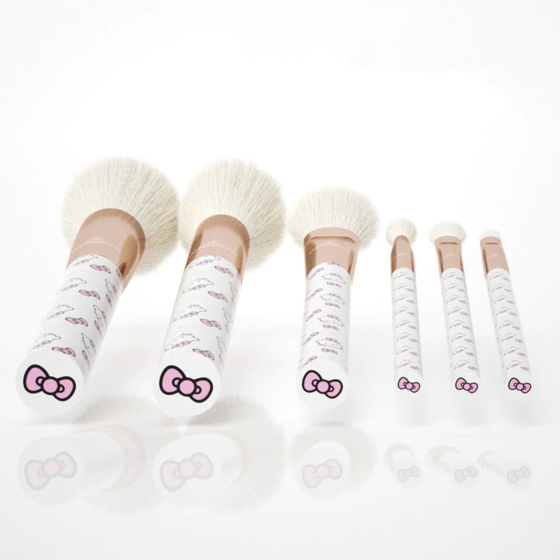 Load image into Gallery viewer, Brushes- Impressions Hello Kitty Super Cute Signature 6pc Brush Set HK6BS03-WHT (3pc bundle, $13 each)
