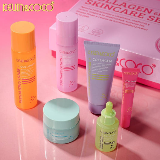 Skincare-Kevin&Coco Collagen 6Pc Skincare Set KC1717 ($12 each, 3pc Bundle)