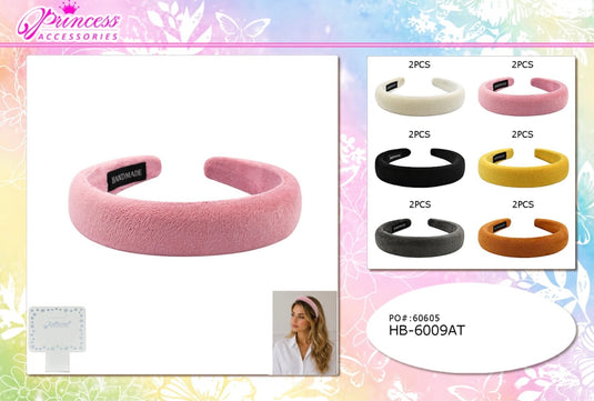 Hair-Coquette Headband HB-6009AT (12pc pack)