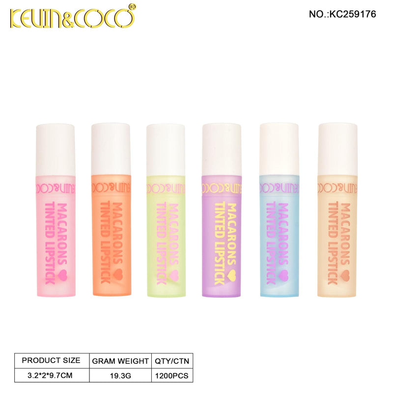 Load image into Gallery viewer, Lips-Kevin&amp;Coco Macaron Pastel Lip Balm KC259176 ($1 each, 24pc display)
