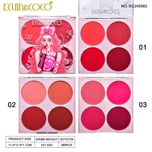 Eyes- Kevin&Coco Cream Blush Palette KC245062 (12pc display, $2.50 each)