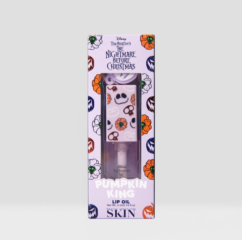 Load image into Gallery viewer, Lips-Beauty Creations Tim Burton’s The Nightmare Before Christmas Lip Oil “Pumpkin King” #NBC-LO2 ($3.75 each, 6pc bundle)
