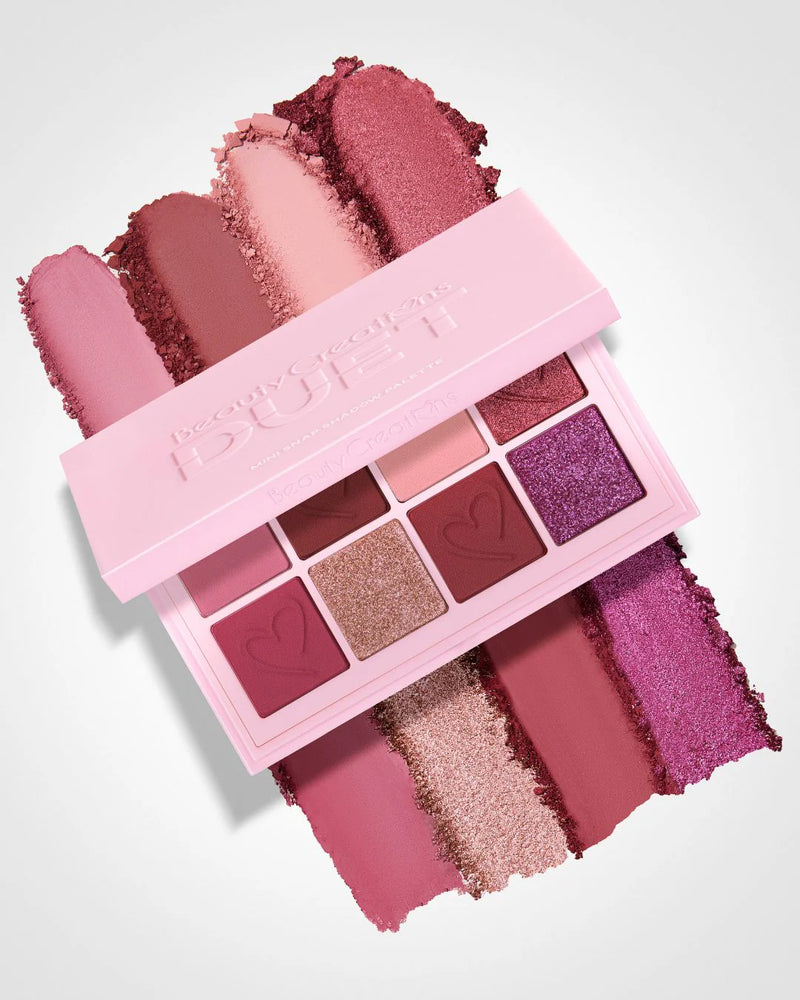 Load image into Gallery viewer, Eyes-Beauty Creations DUET Mini Snap Shadow Palette #DUET-PAL ($4.25 each, 4pc bundle)
