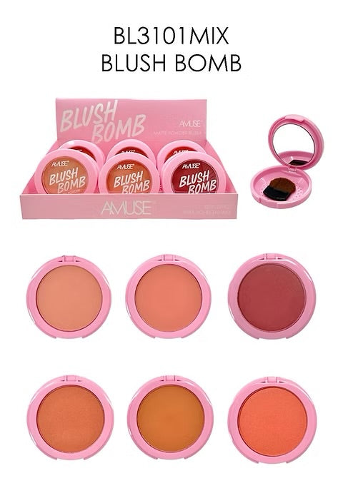 Load image into Gallery viewer, Face-Amuse Blush Bomb Whip BL3101MIX ($1.37 each, 12pc display)
