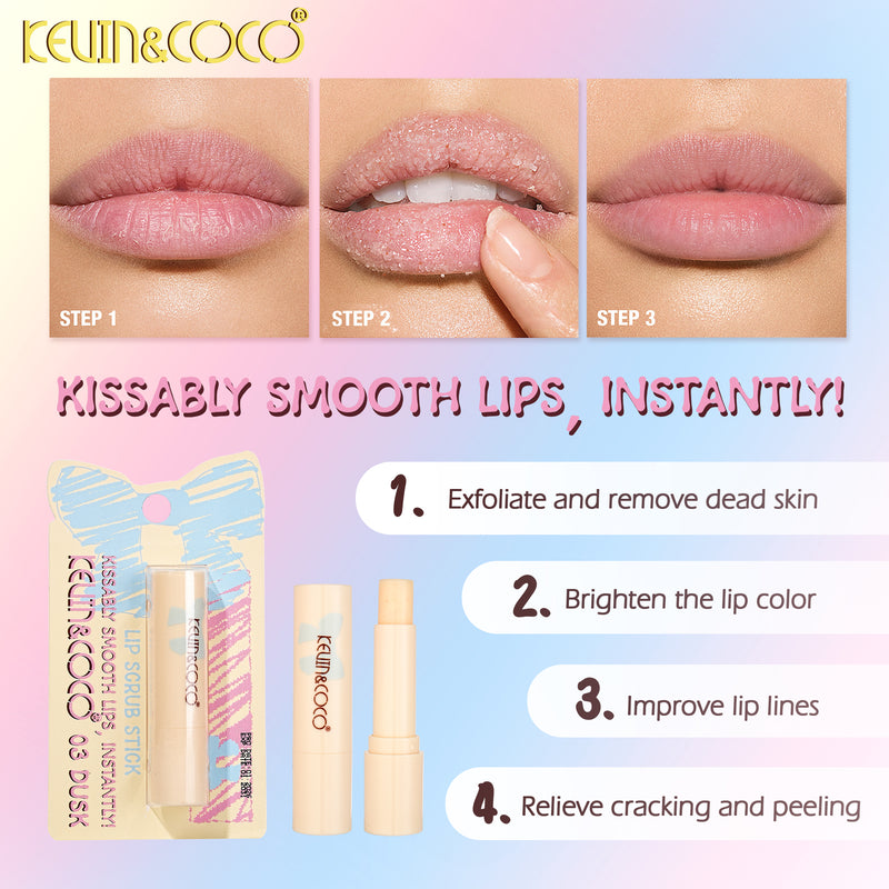 Load image into Gallery viewer, Lips-Kevin&amp;Coco Bow Lip Scrub KC1443 ($1 each, 24pc display)
