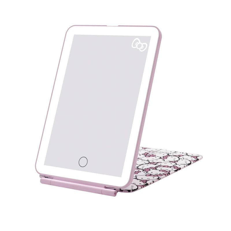 Load image into Gallery viewer, Novelties- Impressions Hello Kitty Touch Pad Mini Tri-Tone LED Makeup Mirror TOUCHPADMINI-HKT-WHTPNK (2pc bundle, $26 each)
