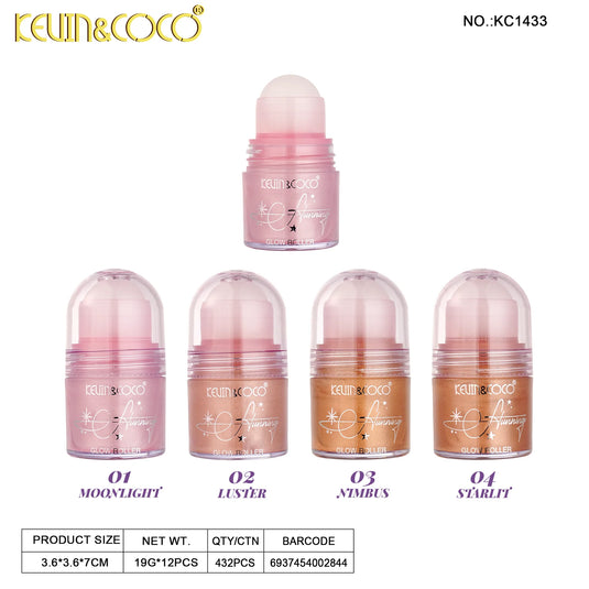 Skincare-Kevin&Coco Stunning Glow Roller KC1433 ($1.25 each, 12pc display)