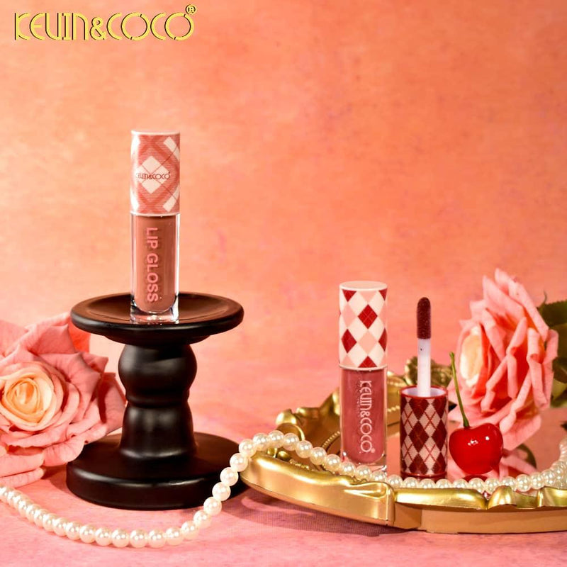 Load image into Gallery viewer, Lips-Kevin&amp;Coco Vintage Pattern Collection Lip Gloss KC1109 ($3 each, 12pc display)
