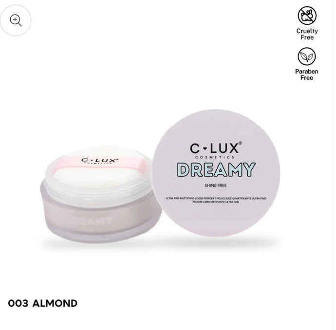 Face- CLux Dreamy Loose Powder Shine Free 003 Almond DTP02 (4pc bundle ,$7 each)