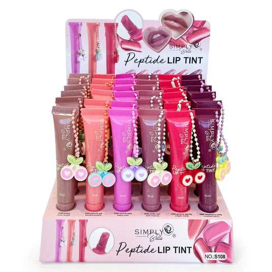 Lips-Simply Bella Peptide Lip Tint S108 ($1 each, 36pc display)