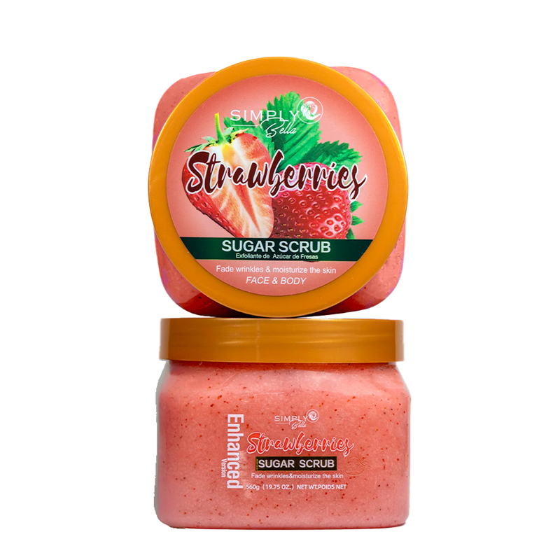 Load image into Gallery viewer, Skincare-Simply Bella Strawberry Sugar Scrub SIB1011 ($2.50 each, 4pc bundle)
