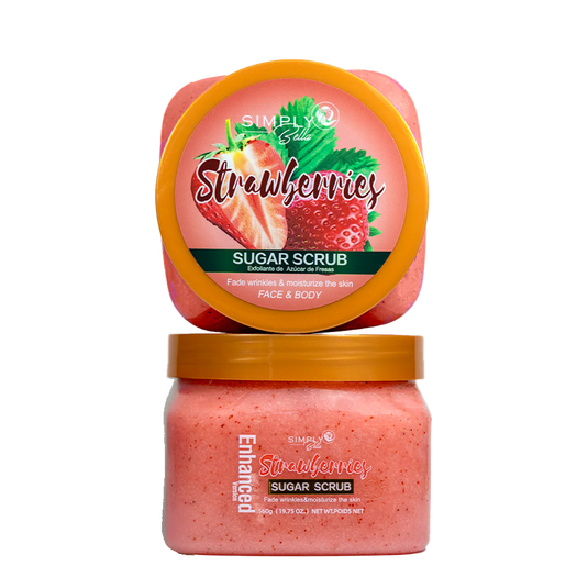 Skincare-Simply Bella Strawberry Sugar Scrub SIB1011 ($2.50 each, 4pc bundle)
