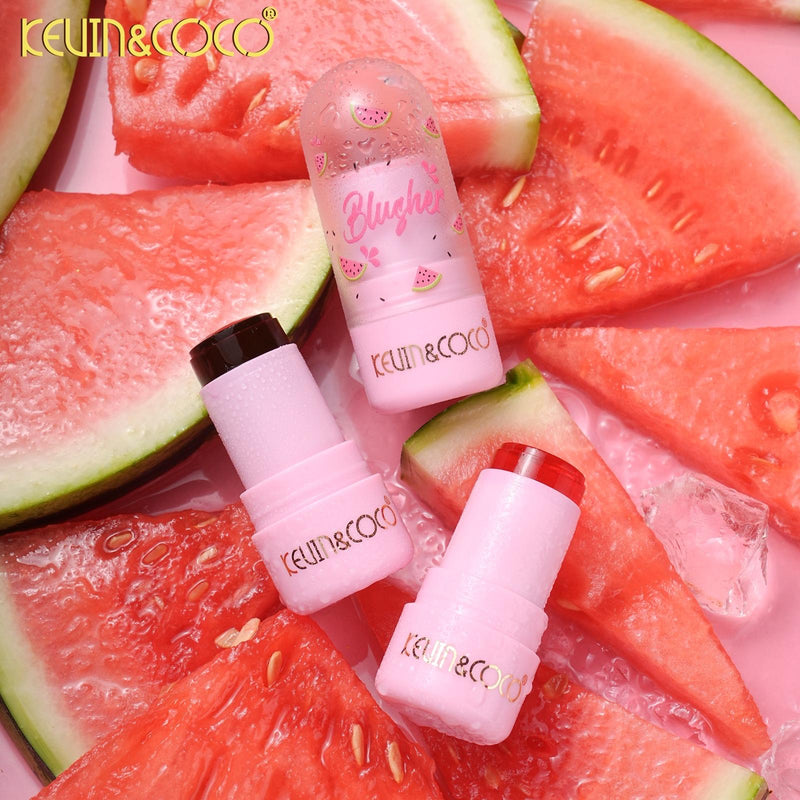 Load image into Gallery viewer, Face-Kevin&amp;Coco Watermelon Collection Jelly Blush KC1411 ($1.25 each, 12pc Display)
