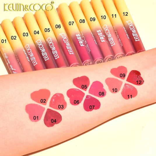 Lips-Kevin & Coco French Fries Lip Sets KC245260 (12pc Display)