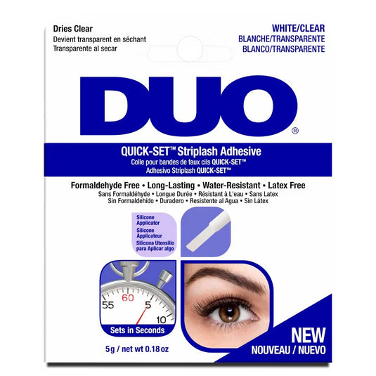 Duo silicone brush on lash glue- White/Clear (6pc pack) Navy Blue 67583