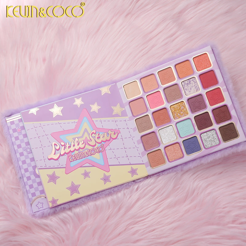 Load image into Gallery viewer, Eyes-Kevin&amp;Coco Plush Star 64 Colors Eyeshadow Palette KC1634 ($9 each, 6pc bundle)

