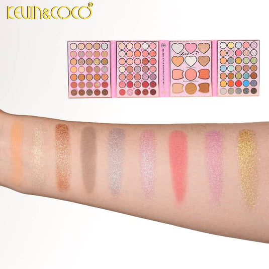 Face-Kevin&Coco Teddy Bear Girl Eyeshadow Palette KC1611 ($8.50 each, 4pc bundle)