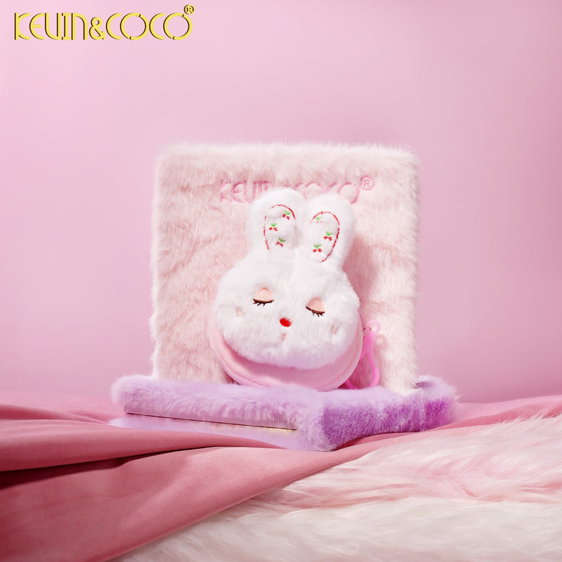 Load image into Gallery viewer, Eyes-Kevin&amp;Coco Plush Bunny 64 Colors Eyeshadow Palette KC1299 ($9 each, 6pc bundle)

