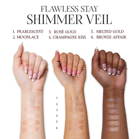 Face-Beauty Creations Flawless Stay Shimmer Veil Highlighter FSBHB ($4 each, 6pc bundle)
