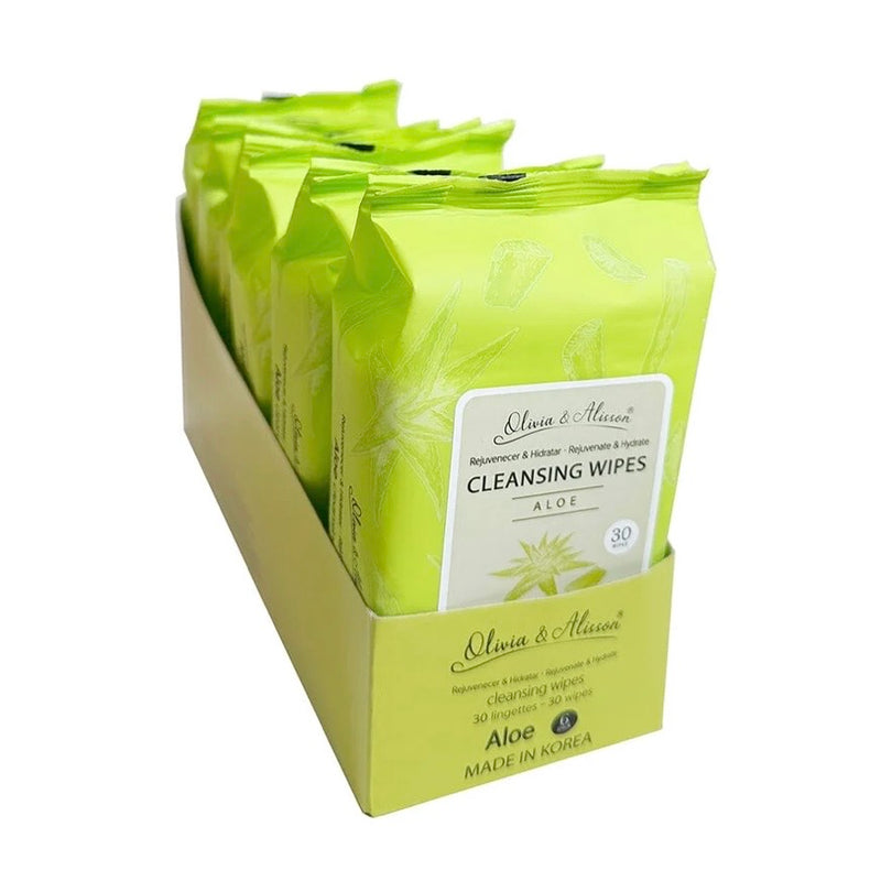 Load image into Gallery viewer, Skincare-She Makeup Aloe Cleansing Wipes MIT004 ($1.08 each, 6pc Bundle)
