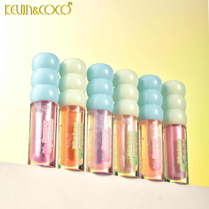 Load image into Gallery viewer, Lips-Kevin&amp;Coco Fruit Fiesta  Lip Gloss KC259404 ($1.25 each, 24pc display)
