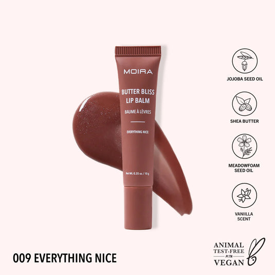 Lips- Moira Butter Bliss Lip Balm BBLB009 Everything Nice (3pc bundle, $3 each)