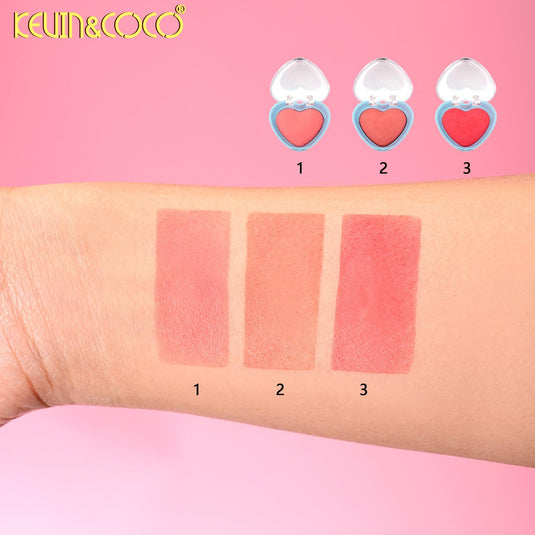 Face-Kevin&Coco Sugar Rush Heart Blush KC1237 ($1.75 each, 12pc Display)
