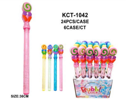 Novelties-Bubble Stick Lollypop Top  KCT-1042 (24pcs box)