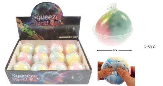 Novelties-Crispy Squeeze Ball Toy T-082 (12pc box)