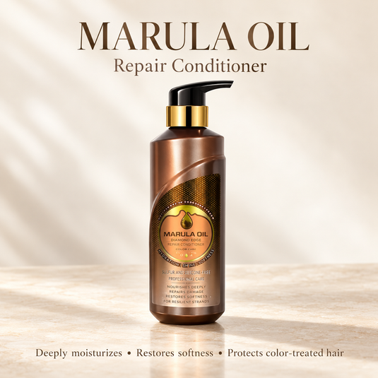Hair-Marula Oil Hair Care Collection Bundle (5pc bundle, 1 of each product)