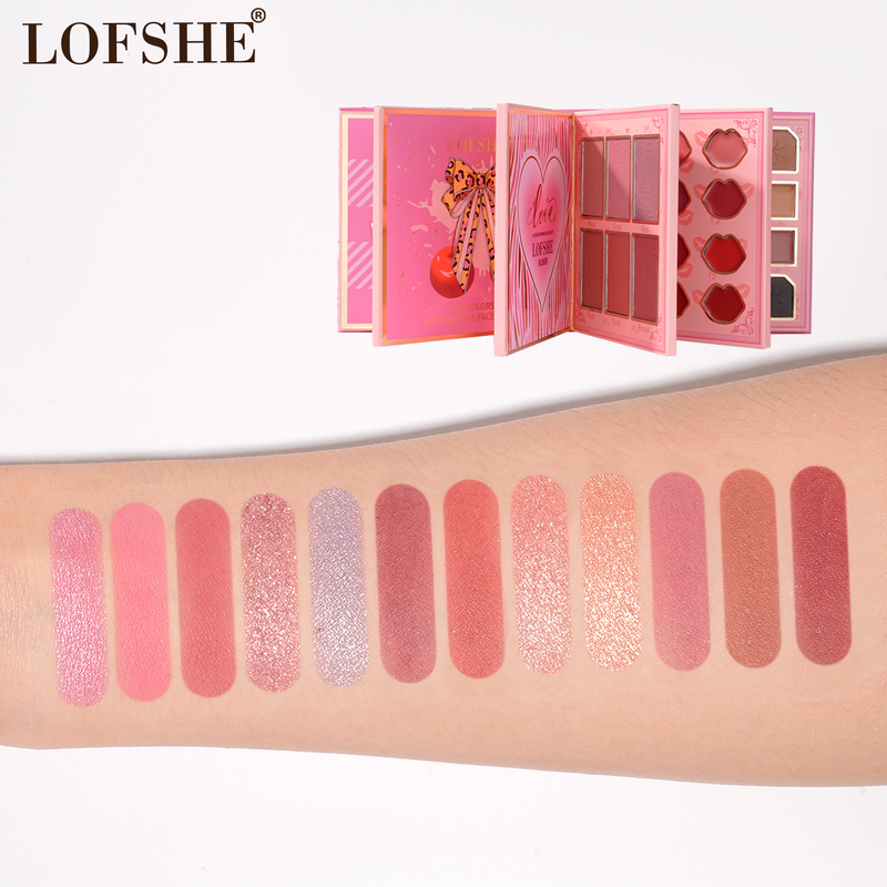 Load image into Gallery viewer, Face-Kevin&amp;Coco LOFSHE Butterfly All-In-One Eyeshadow Palette KC1908 ($7 each, 4pc bundle)
