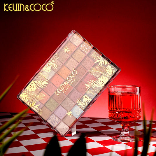 Eyes-Kevin&Coco Golden Leafs Eyeshadow Palette KC1382 ($4 each, 12pc display)