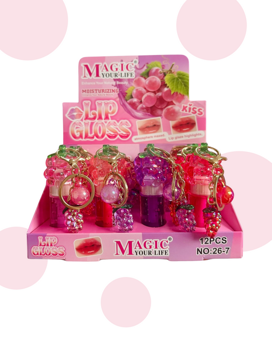 Lips-Magic Your Life Grapes Lip Gloss No.26-7 ($1.25 each, 12pc Display)