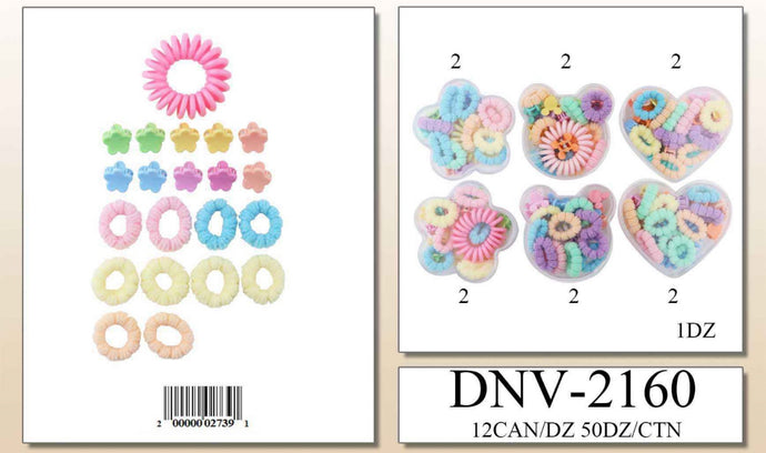 Hair- Assorted Hair Accessories Box DNV-2160 (12pc pack)