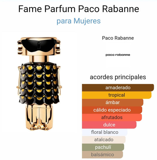Perfumes- Fame By Paco Rabanne Parfum 2.7oz/80ml -100% Authentic