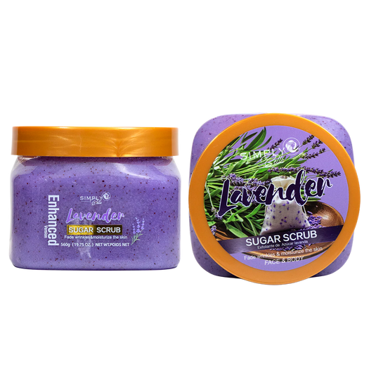 Skincare-Simply Bella Lavender Sugar Scrub SIB1008 ($2.50 each, 4pc bundle)