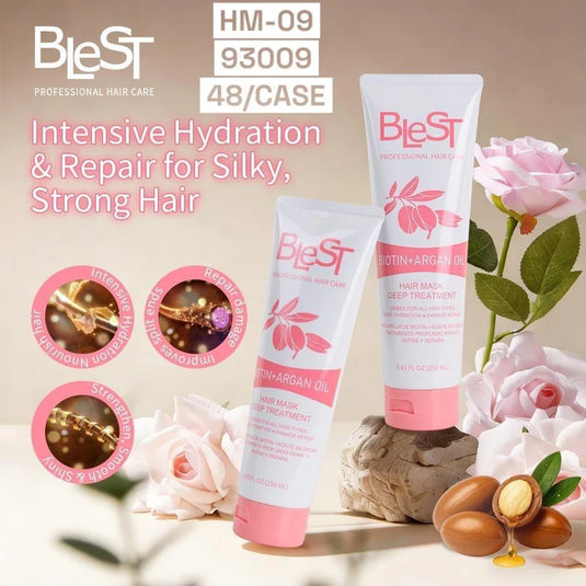 Hair-Blest Biotin + Argan Oil Hair Mask HM-09 ($4.00 each, 4pc bundle)