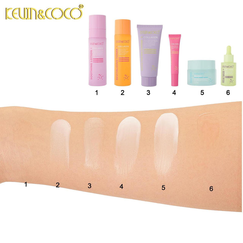 Load image into Gallery viewer, Skincare-Kevin&amp;Coco Collagen 6Pc Skincare Set KC1717 ($12 each, 3pc Bundle)
