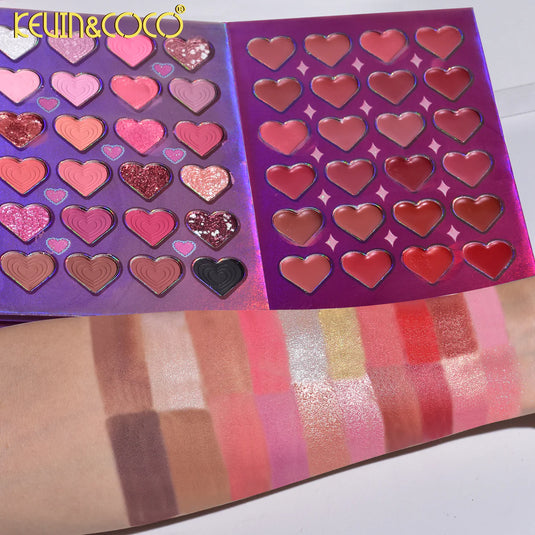 Eyes- Kevin&Coco 67 Colors Face Palette KC245406 (3pc bundle, $8 each)