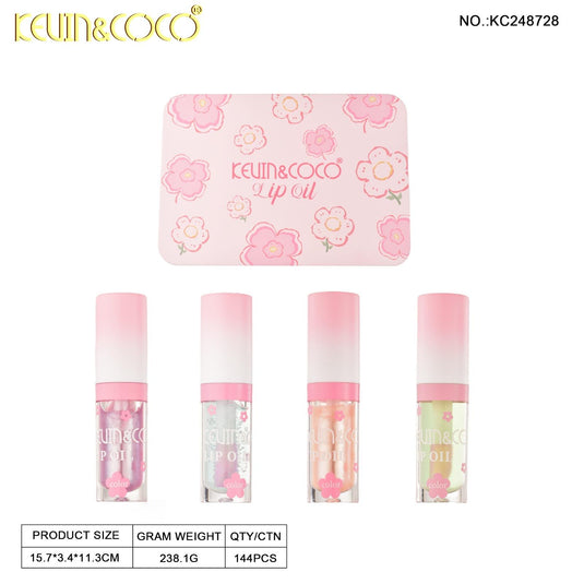 Lips-Kevin&Coco 4-Beauty Color Lip Oil KC248728 ($4 each, 6pc display)