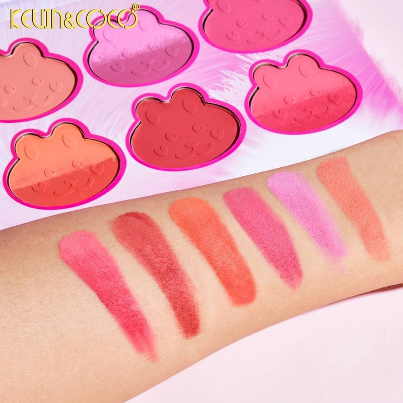 Load image into Gallery viewer, Face- Kevin&amp;Coco You Are Gonna Make It Blush Palette KC245123 (6pc display, $3.50 each)
