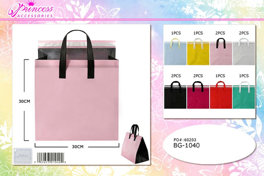 Novelties-Tote Bag in Assorted Colors BG-1040 (12pc pack)