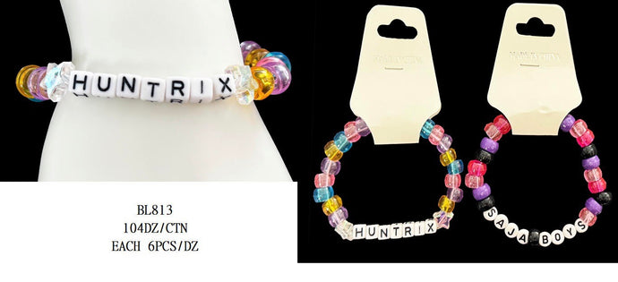 Accessories-Colorful Beaded Bracelet BL813 (12pc pack)