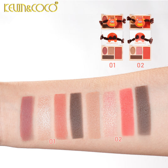 Eyes-Kevin&Coco Rainbow Twisty Brai Orange KC1522 ($1.25 each, 12pc display)
