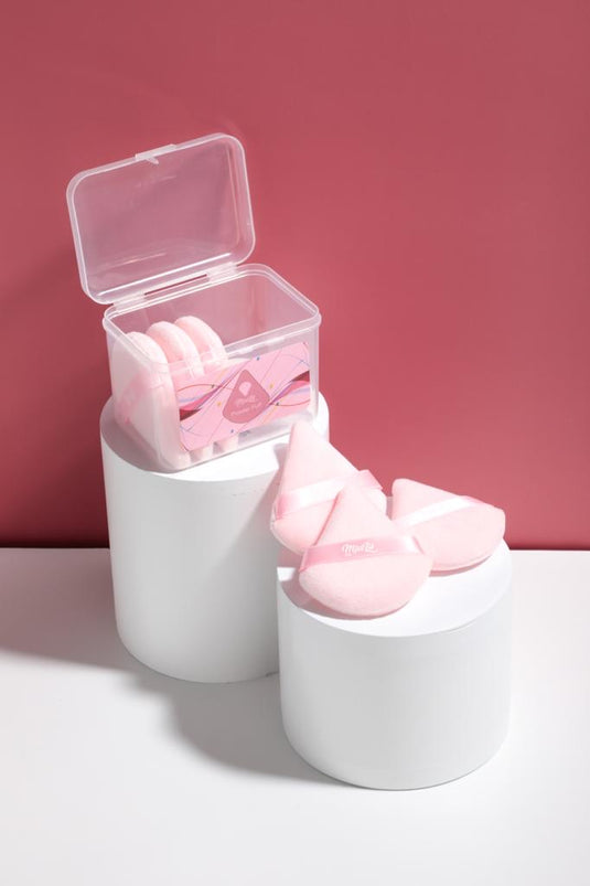 FACE-Miss Lil Puff Puff 6pc set box LIGHT PINK  (6pc bulk, $1.50)