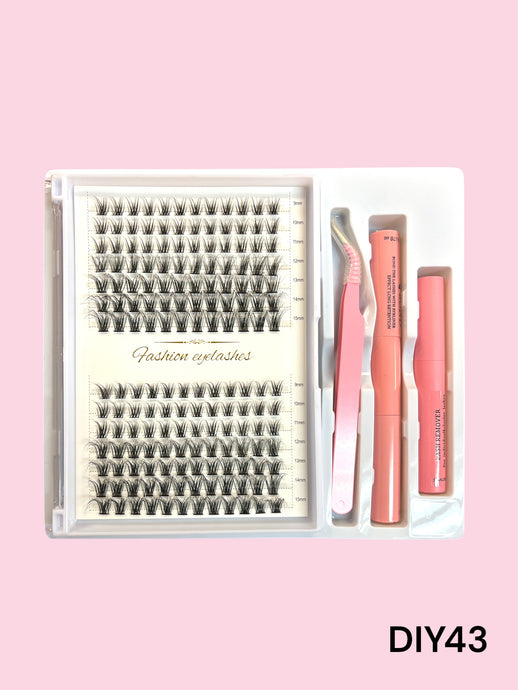 Eyes- Individual Eyelash Clusters DIY43 (4pc bundle,$8 each)