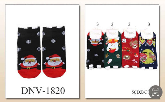 Accessories- Xmas Socks DNV-1820 (12pc pack)